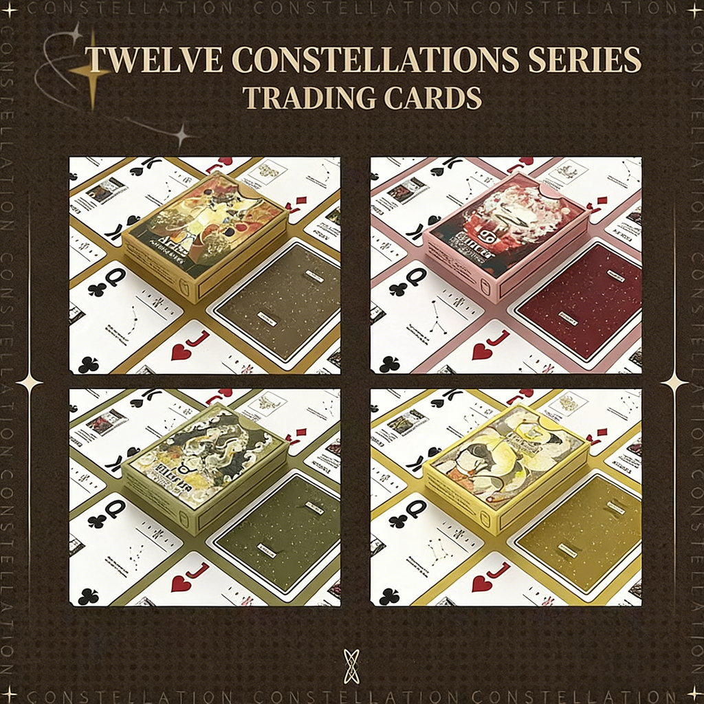 Poker Atelier 12-in-1 Zodiac Playing Cards Set | All Star Signs Included