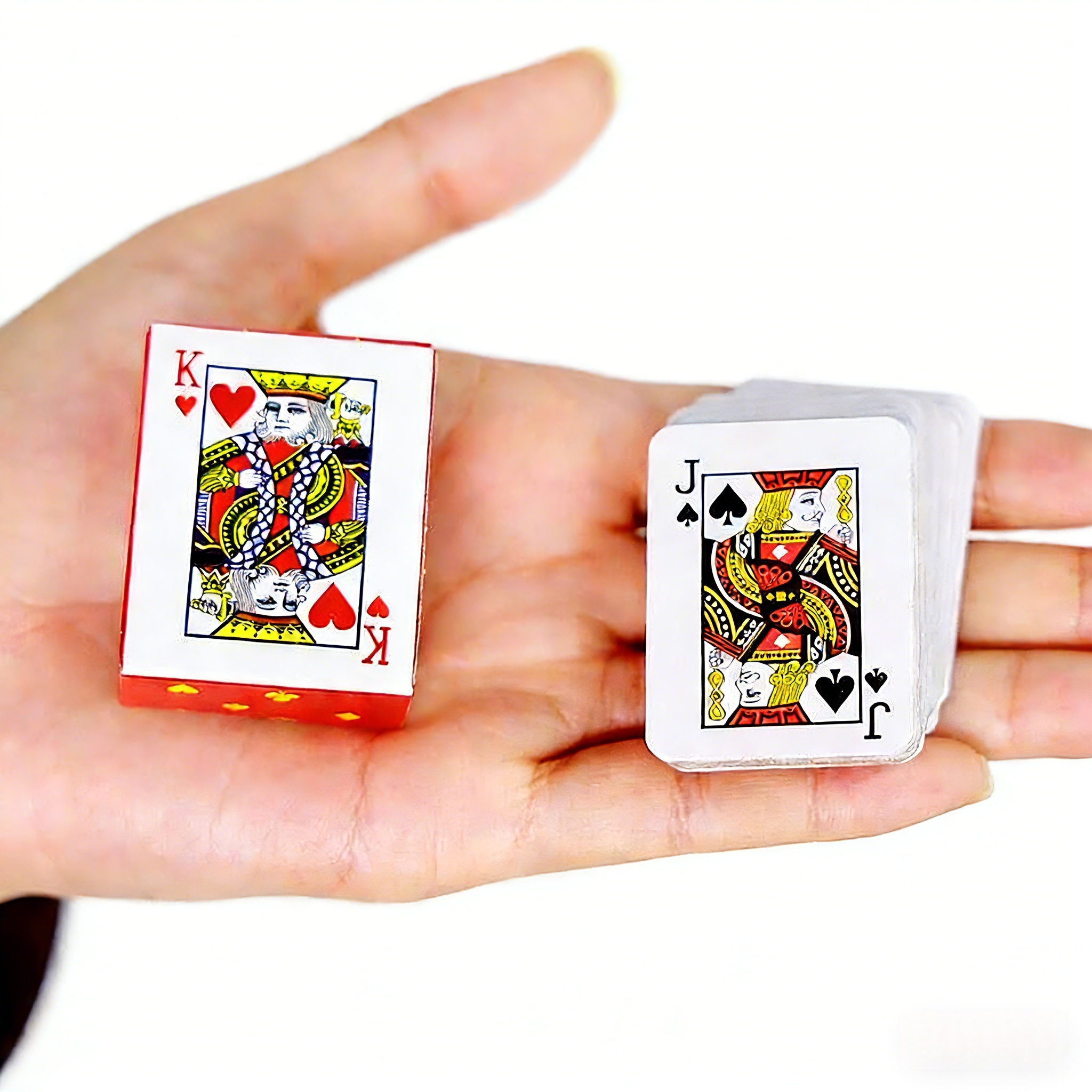 Poker Atelier Pocket-Sized Mini Playing Cards - Perfect for Travel, Parties & On-the-Go Fun