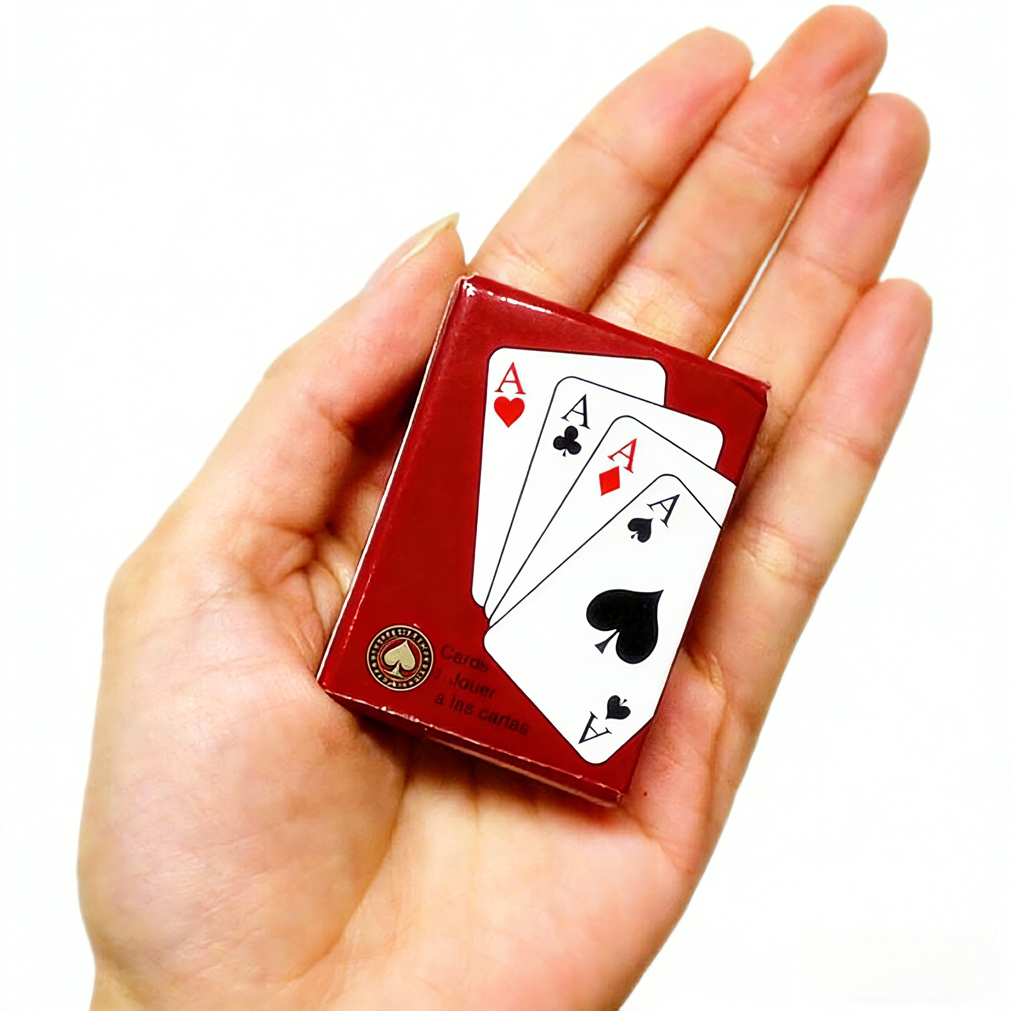 Poker Atelier Pocket-Sized Mini Playing Cards - Perfect for Travel, Parties & On-the-Go Fun