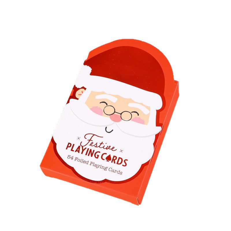 Poker Atelier Novelty Santa-Shaped Poker Cards - Christmas Themed Deck for Fun Gatherings