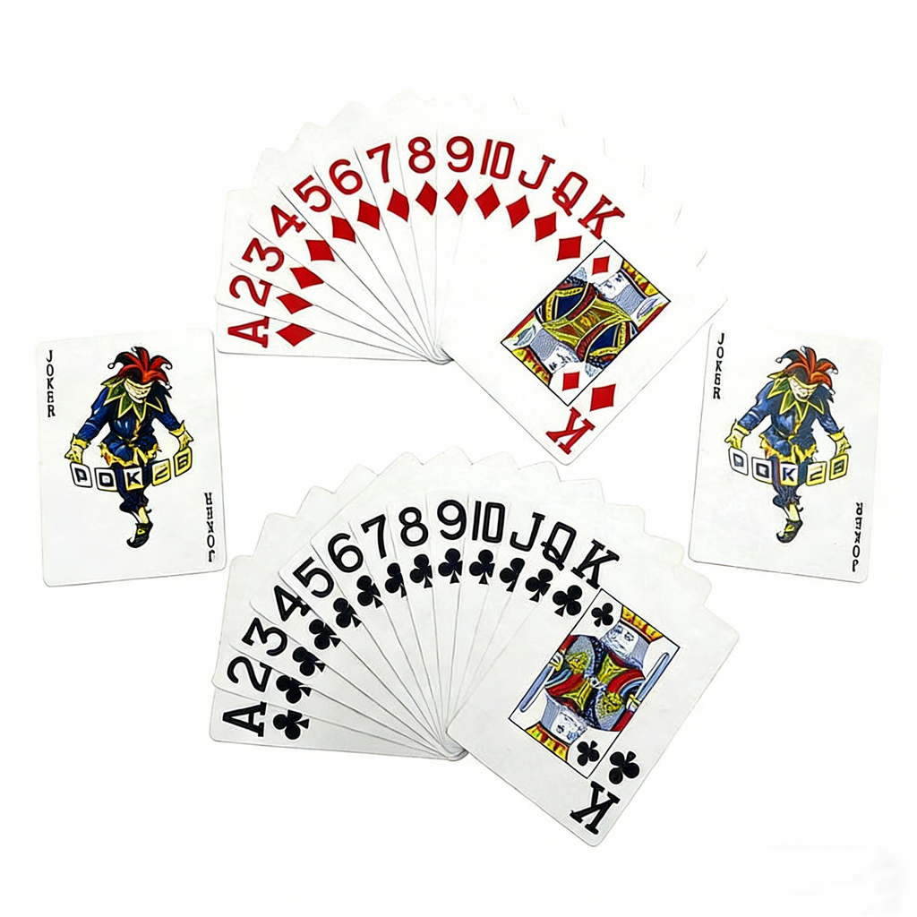 Poker Atelier Custom Plastic Playing Cards for Poker - Matte PVC Texas Hold'em Cards