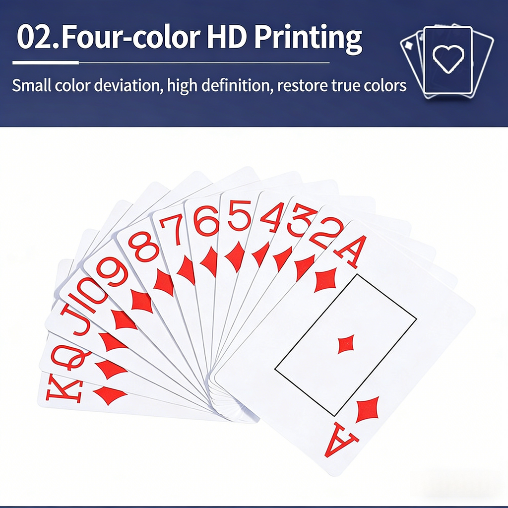 Poker Atelier Professional Texas Plastic Playing Cards - Waterproof & Customizable for Poker Rooms & Promotions