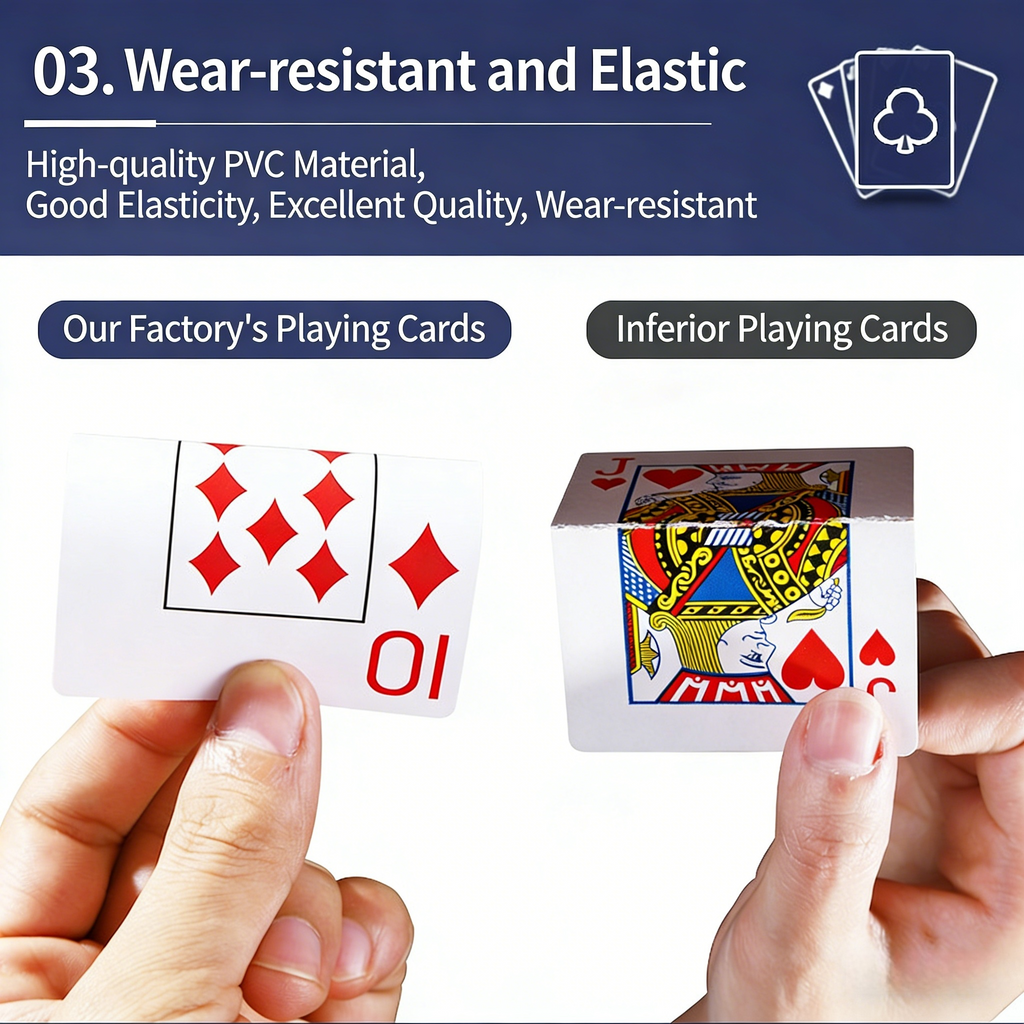 Poker Atelier Professional Texas Plastic Playing Cards - Waterproof & Customizable for Poker Rooms & Promotions