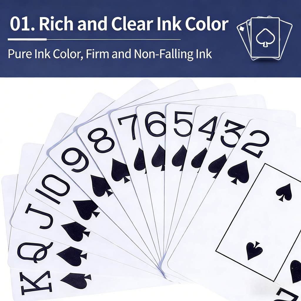 Poker Atelier Professional Texas Plastic Playing Cards - Waterproof & Customizable for Poker Rooms & Promotions