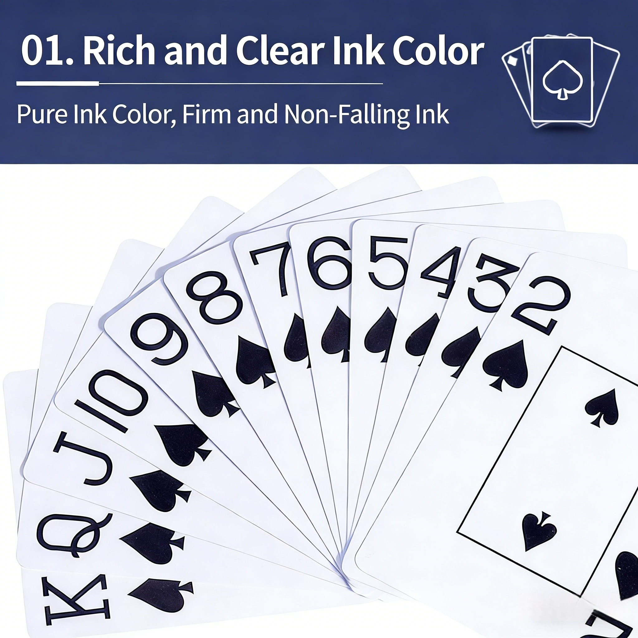 Poker Atelier Professional Texas Plastic Playing Cards - Waterproof & Customizable for Poker Rooms & Promotions