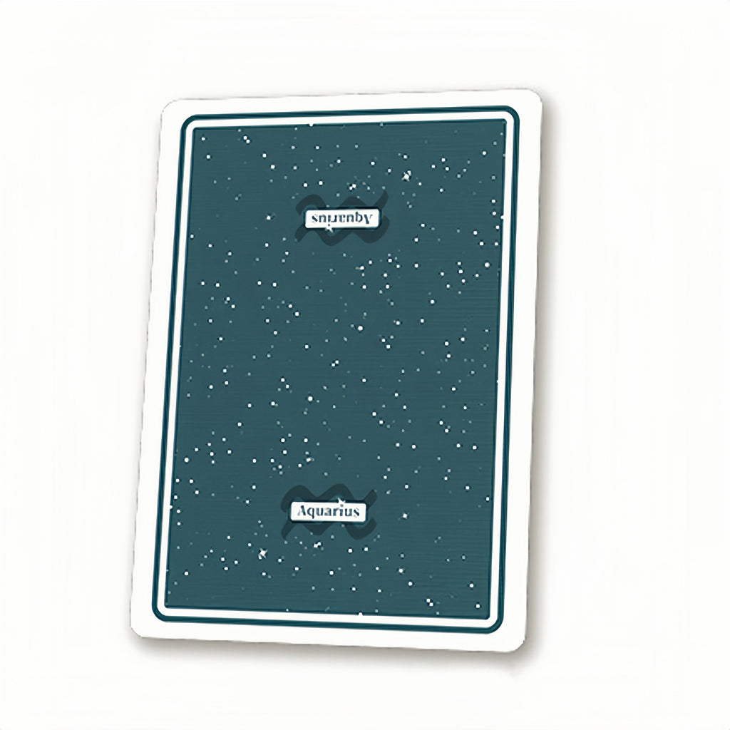 Poker Atelier Aquarius Themed Playing Cards for Cardistry, Poker & Games