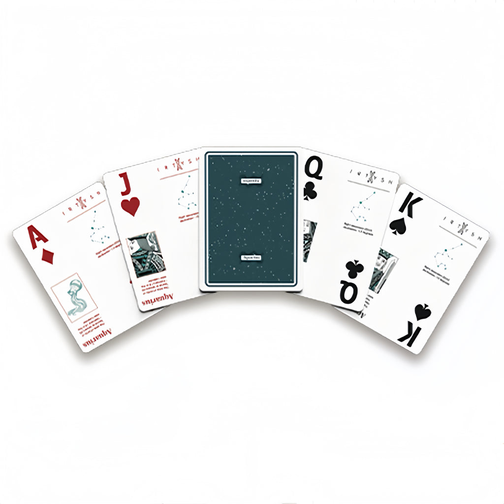 Poker Atelier Aquarius Themed Playing Cards for Cardistry, Poker & Games