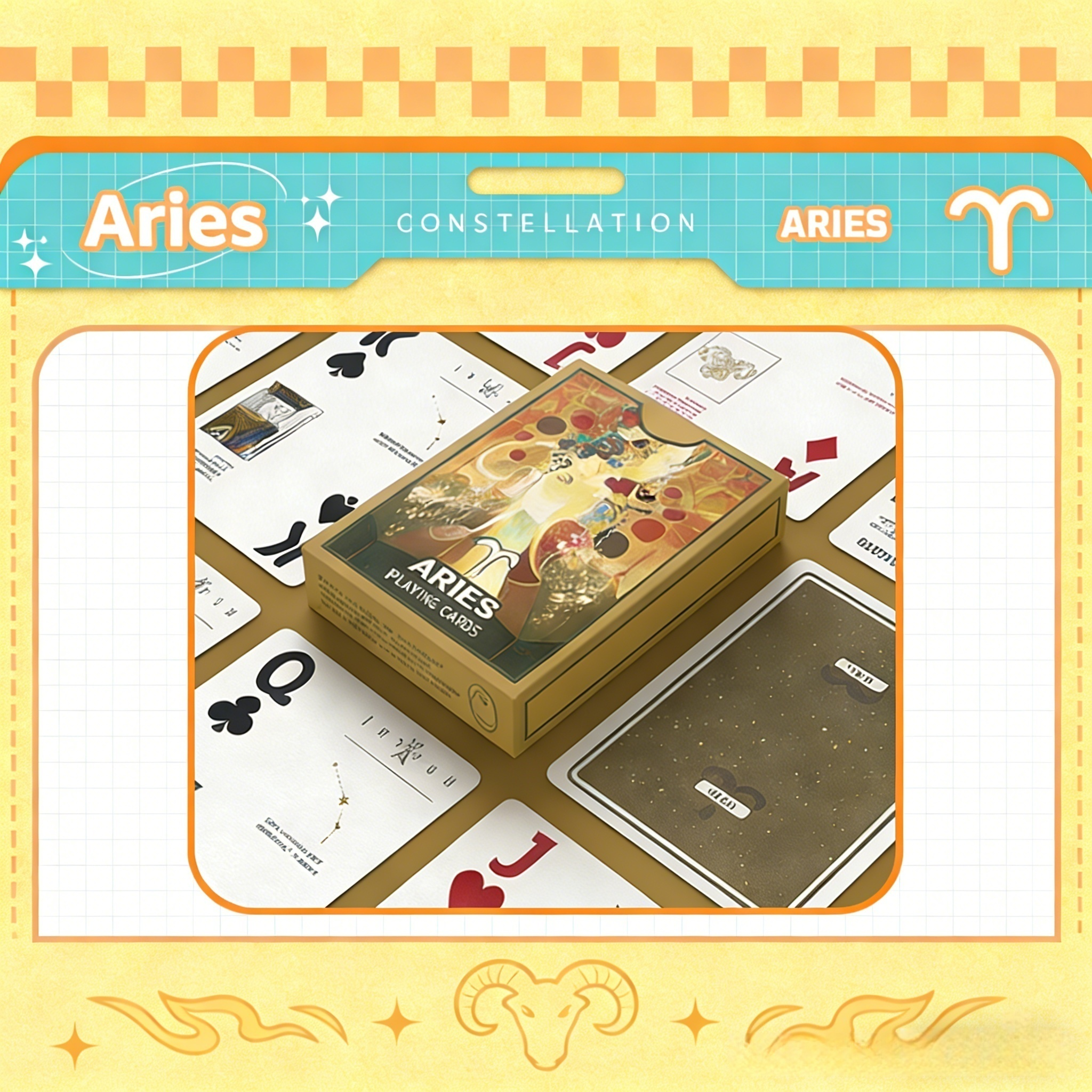 Poker Atelier Aries Themed Playing Cards for Cardistry, Poker & Games