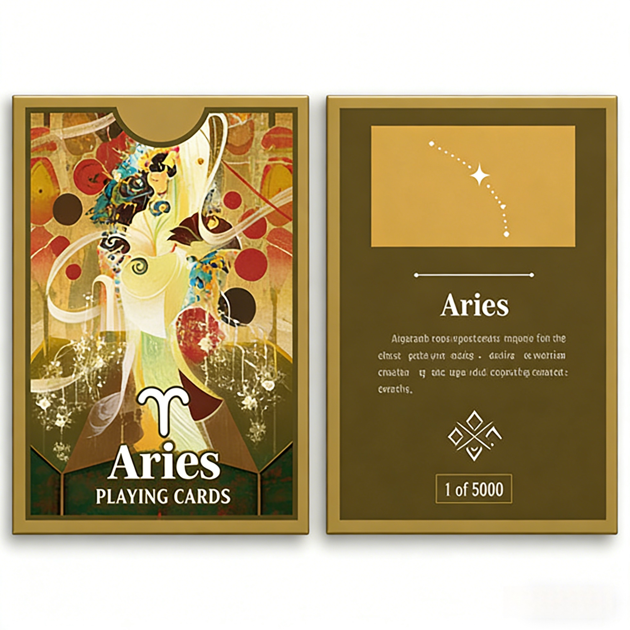 Poker Atelier Aries Themed Playing Cards for Cardistry, Poker & Games