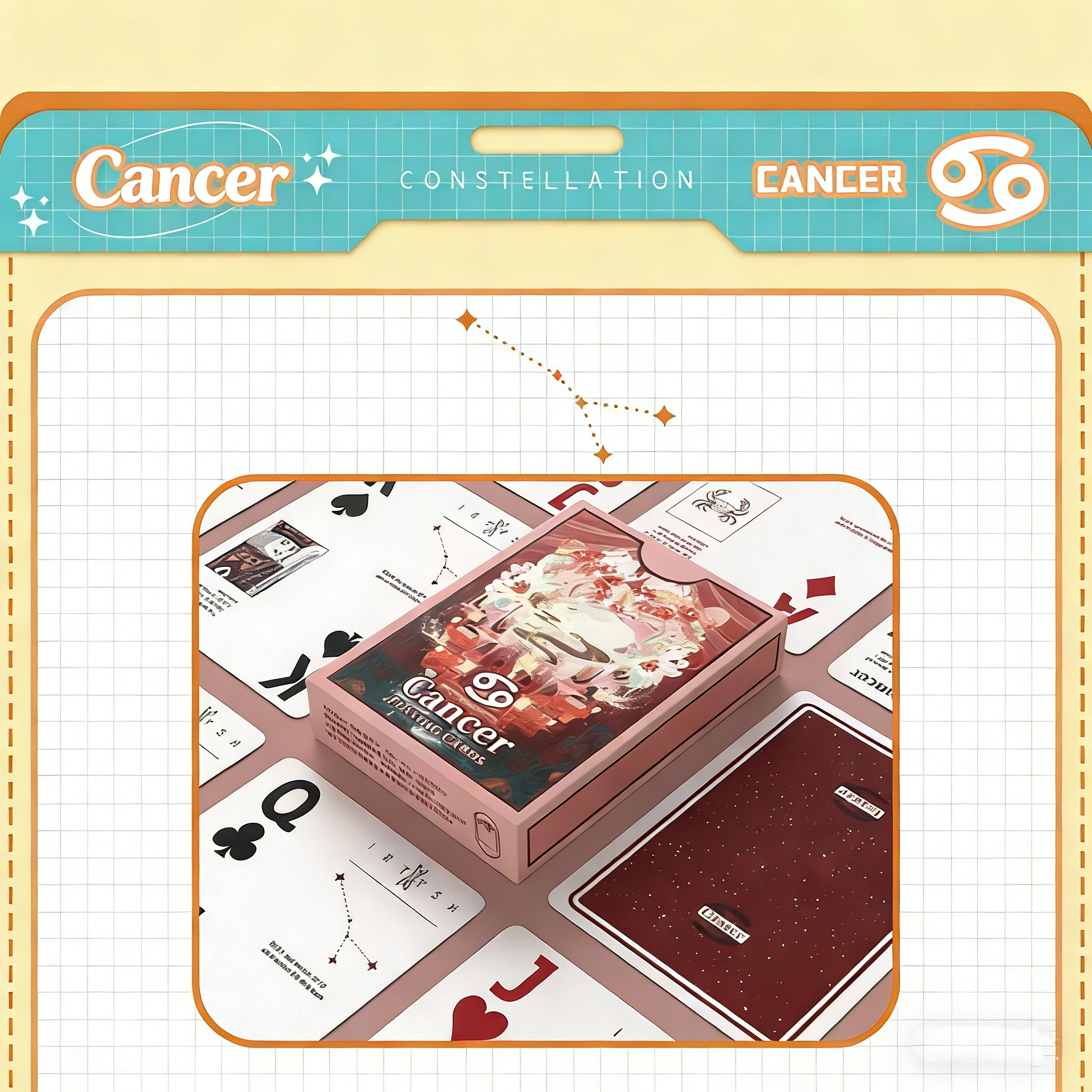Poker Atelier Cancer Themed Playing Cards for Cardistry, Poker & Games