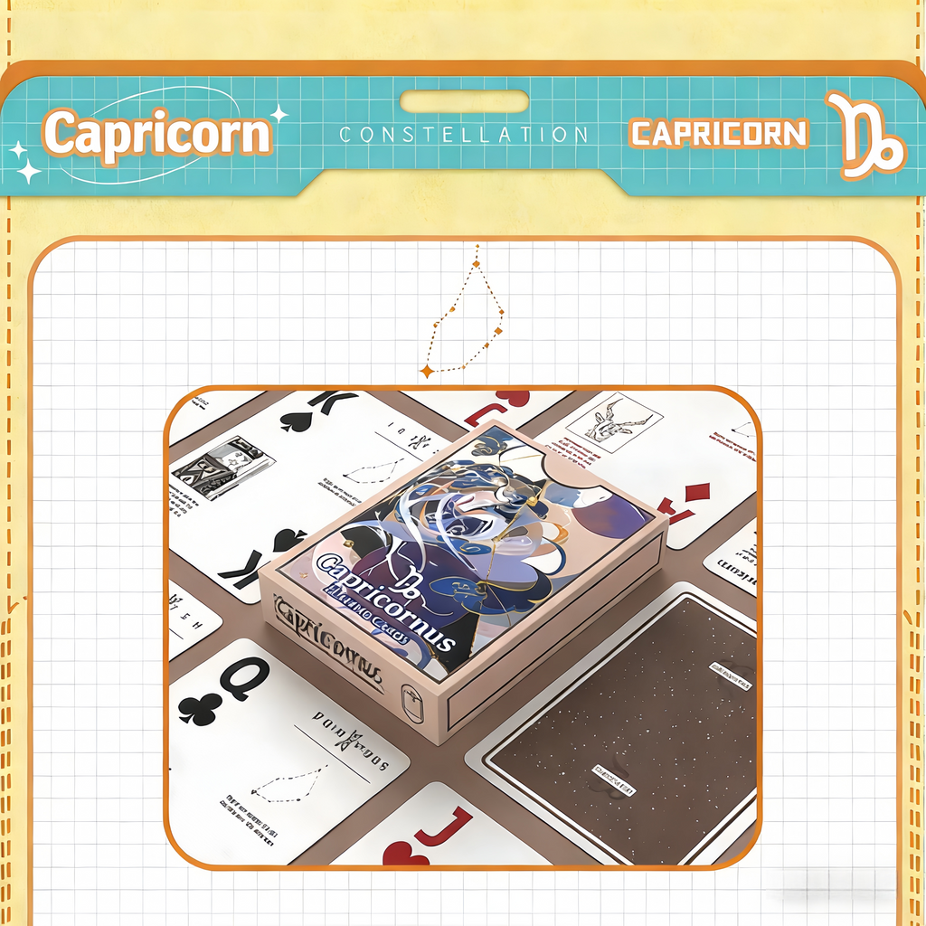 Poker Atelier Capricorn Themed Playing Cards for Cardistry, Poker & Games