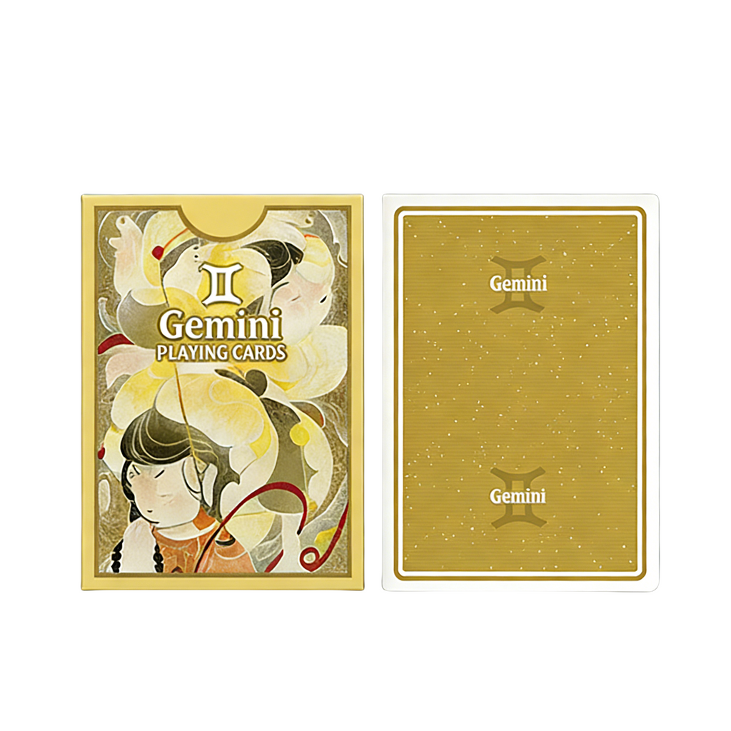 Poker Atelier Gemini Themed Playing Cards for Cardistry, Poker & Games