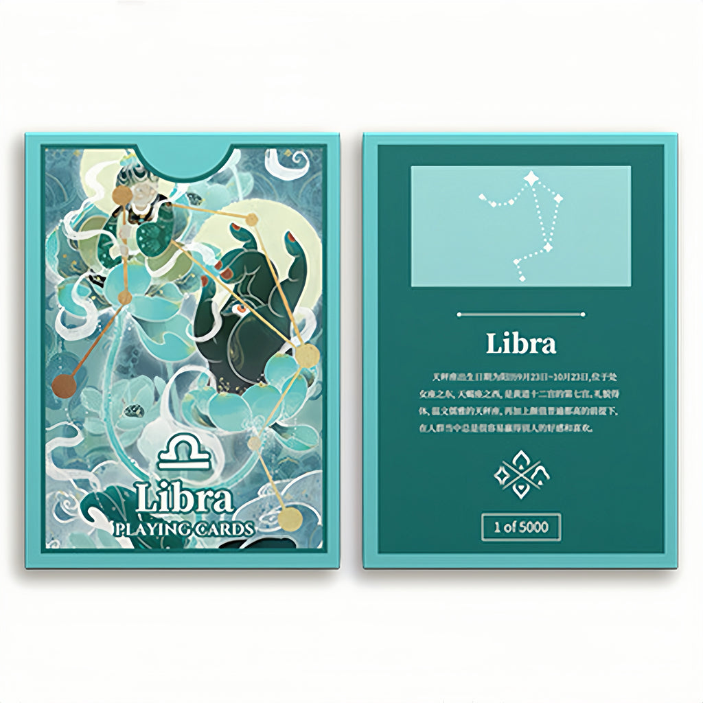 Poker Atelier Libra Themed Playing Cards for Cardistry, Poker & Games