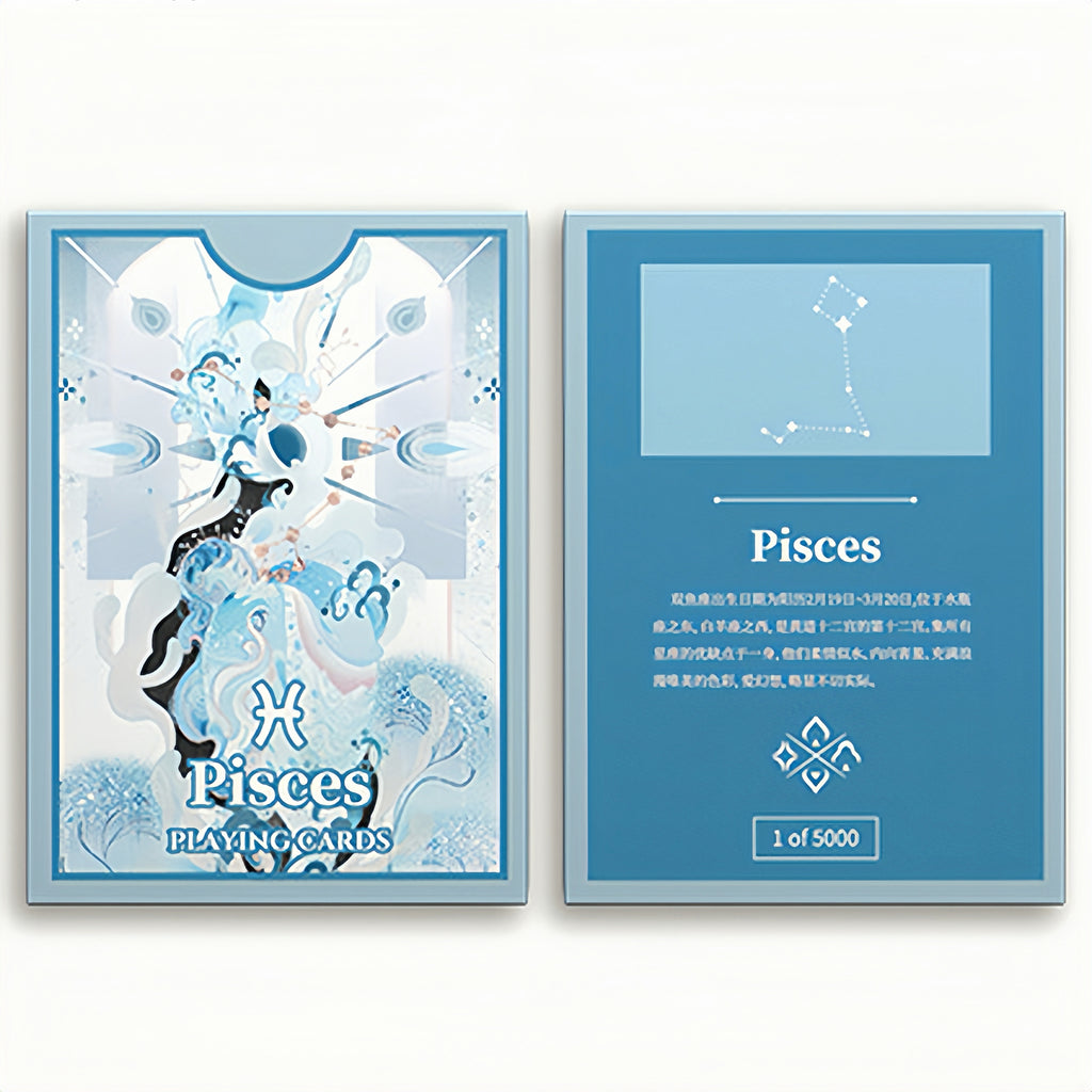 Poker Atelier Pisces Themed Playing Cards for Cardistry, Poker & Games