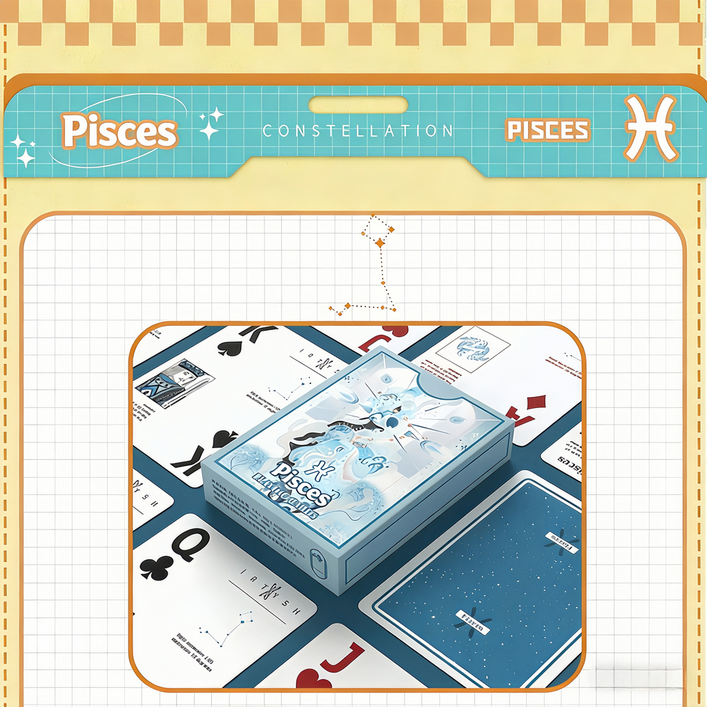 Poker Atelier Pisces Themed Playing Cards for Cardistry, Poker & Games