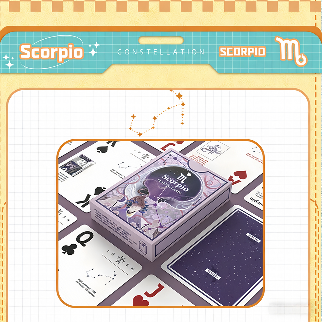 Poker Atelier Scorpio Themed Playing Cards for Cardistry, Poker & Games