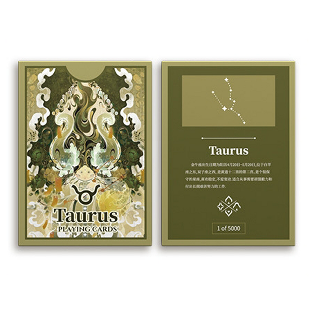 Poker Atelier Taurus Themed Playing Cards for Cardistry, Poker & Games