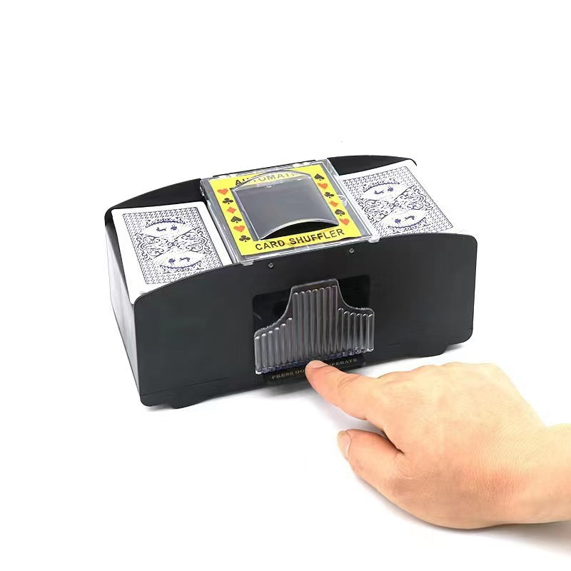 Poker Atelier Automatic Card Shuffler Machine - USB Rechargeable & Battery Operated for Poker, Texas Hold'em, Tabletop Card Games