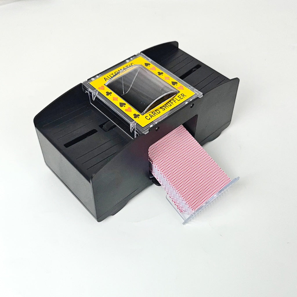 Poker Atelier Automatic Card Shuffler Machine - USB Rechargeable & Battery Operated for Poker, Texas Hold'em, Tabletop Card Games