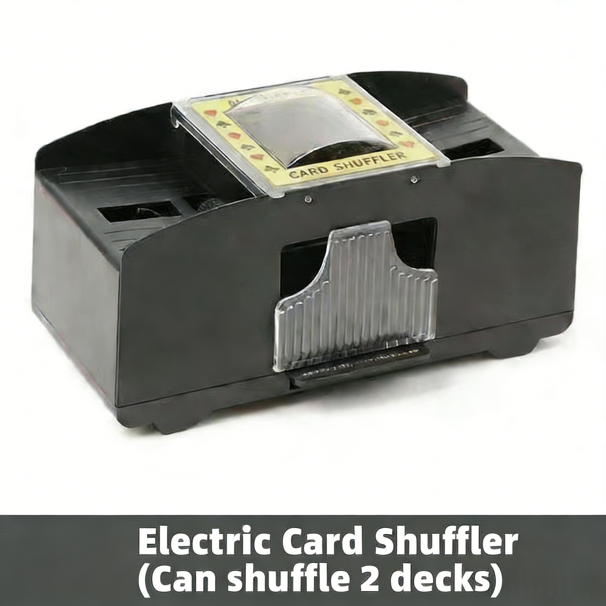 Poker Atelier Automatic Card Shuffler Machine - USB Rechargeable & Battery Operated for Poker, Texas Hold'em, Tabletop Card Games